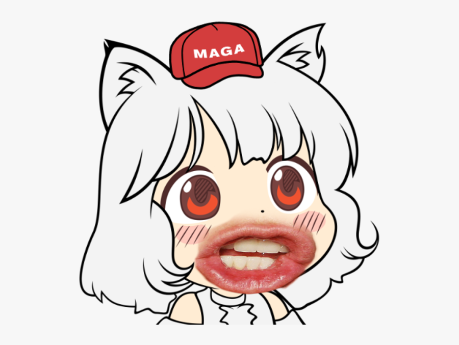 Awoo With Trump Lips - Knuckles Suicide Is Painless, Transparent Clipart