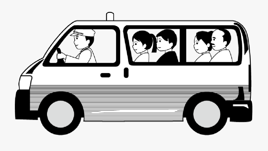 Taxi Clipart In Black And White - Taxi Clipart Black And White, Transparent Clipart