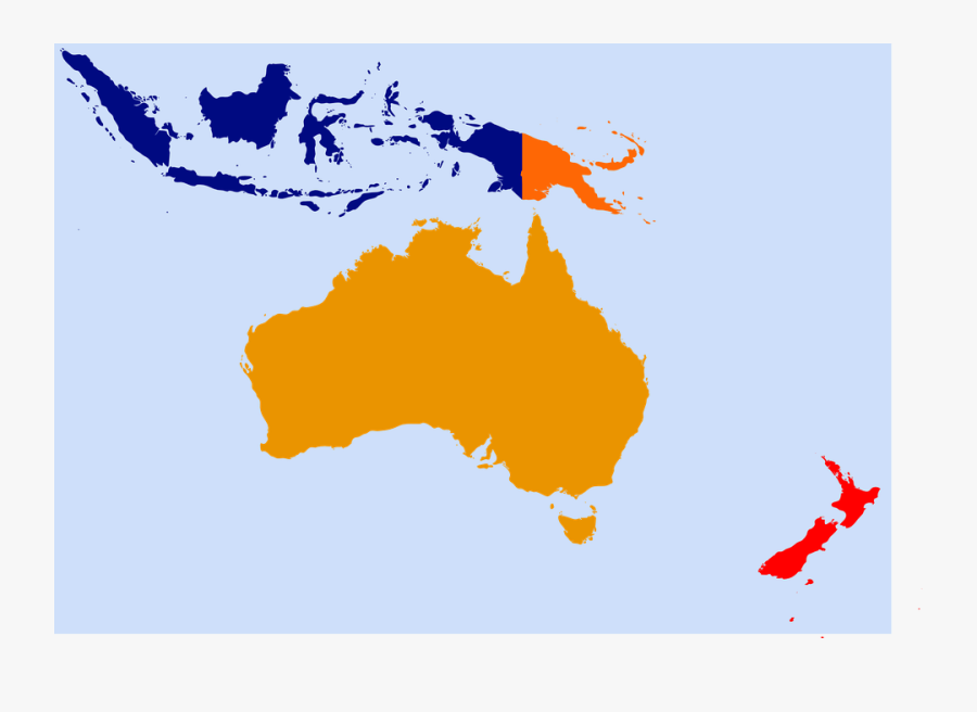 Australia-153087 960 - Southeast Asia Map Png, Transparent Clipart