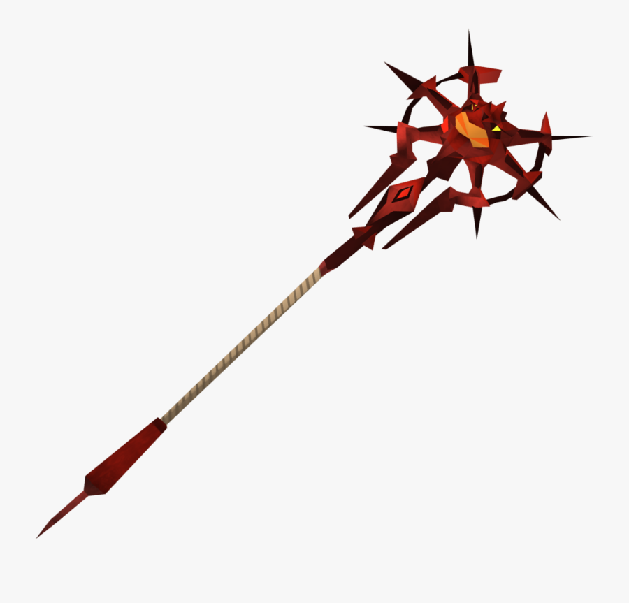 Runescape Staff Of Fire Png - Magic Staff Png, Transparent Clipart