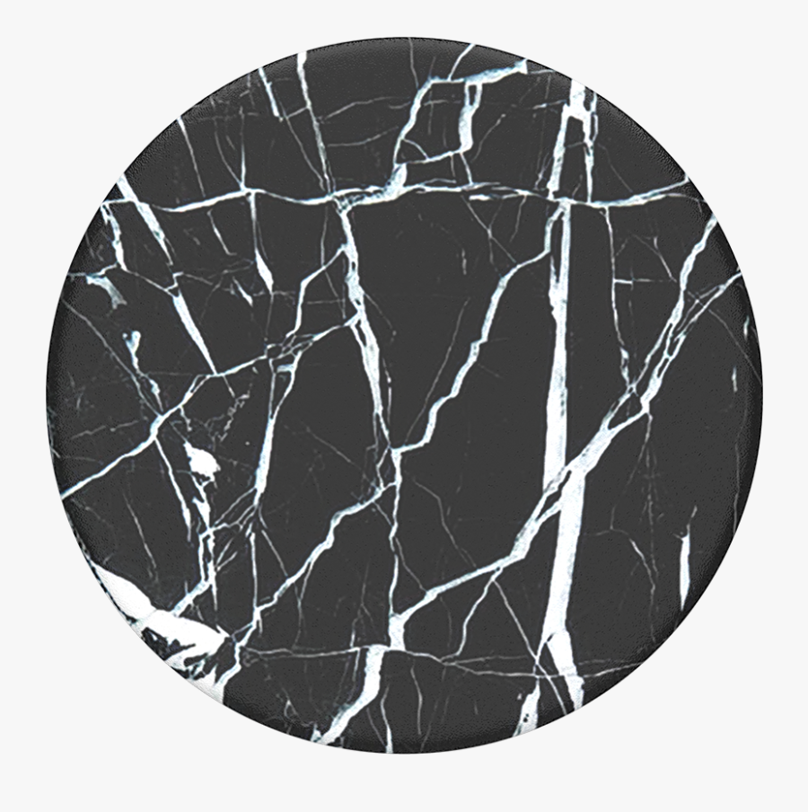Transparent Marble Texture Png - Black And White Marble Popsocket, Transparent Clipart