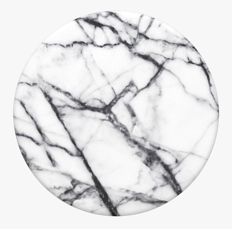Dove White Marble - Black And White Marble Popsocket, Transparent Clipart