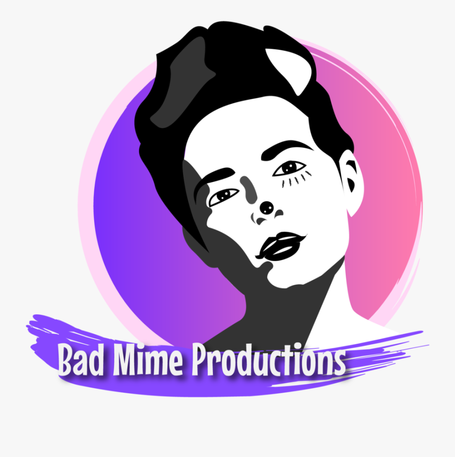 Bad Mime White Bkg - Poster, Transparent Clipart