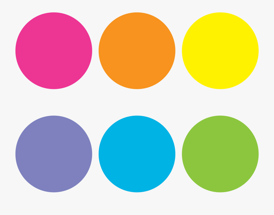 Spot On¬ Bright Circles Carpet Markers - Colorful Circles, Transparent Clipart