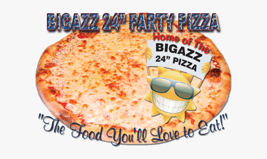 Web Bigazz Pizza - Baked Goods, Transparent Clipart