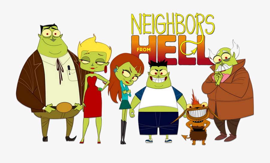 Neighbours From Hell Tv Show, Transparent Clipart