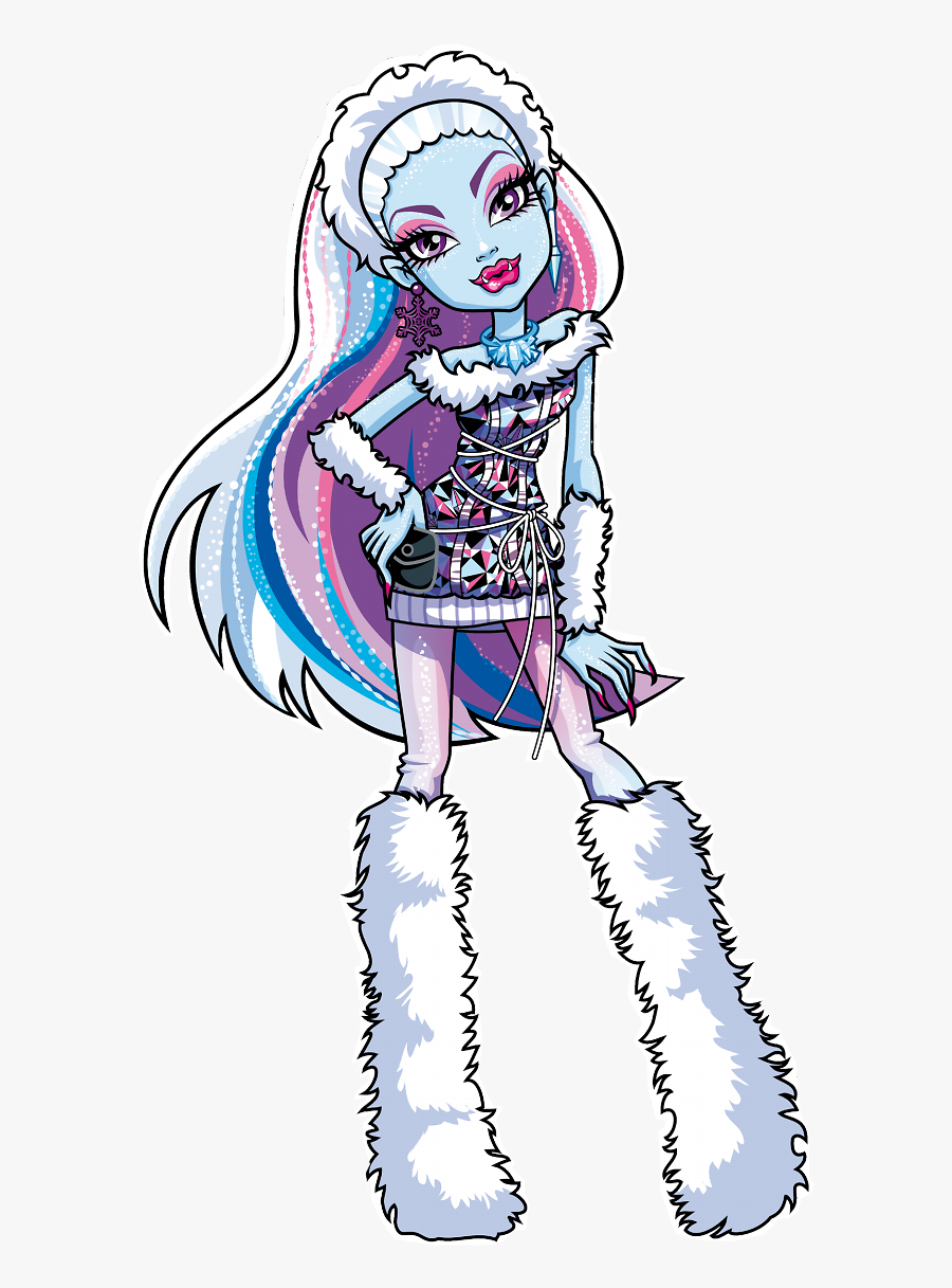 Abbey Bominable Monster High Characters, Transparent Clipart