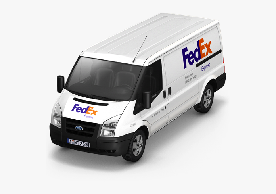 Fedex Truck No Background, Transparent Clipart