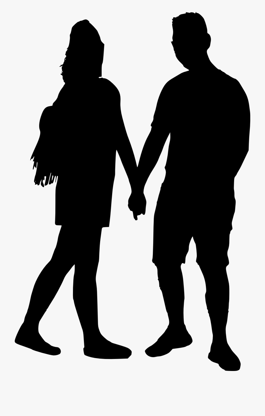 Couple Transparent Onlygfx - Pocahontas And John Smith Silhouette, Transparent Clipart
