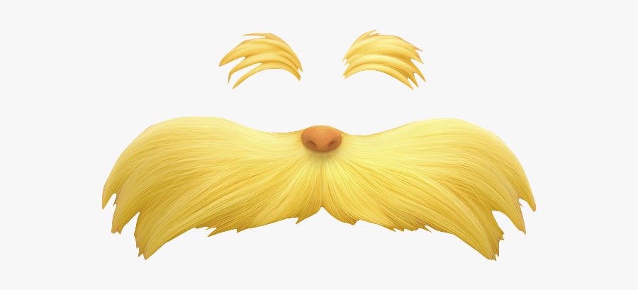The Lorax Clipart - Lorax Moustache, Transparent Clipart