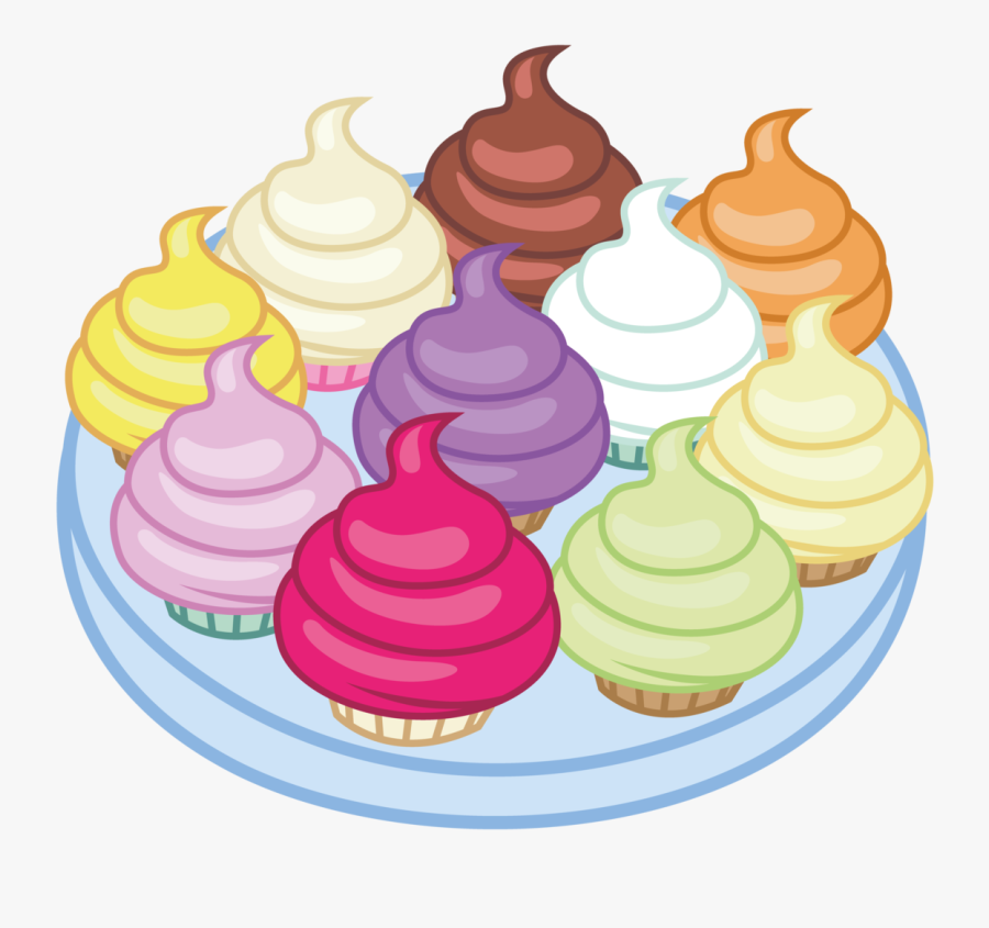 Vector Cupcakes Tray - Transparent Background Cupcake Tray Clipart, Transparent Clipart