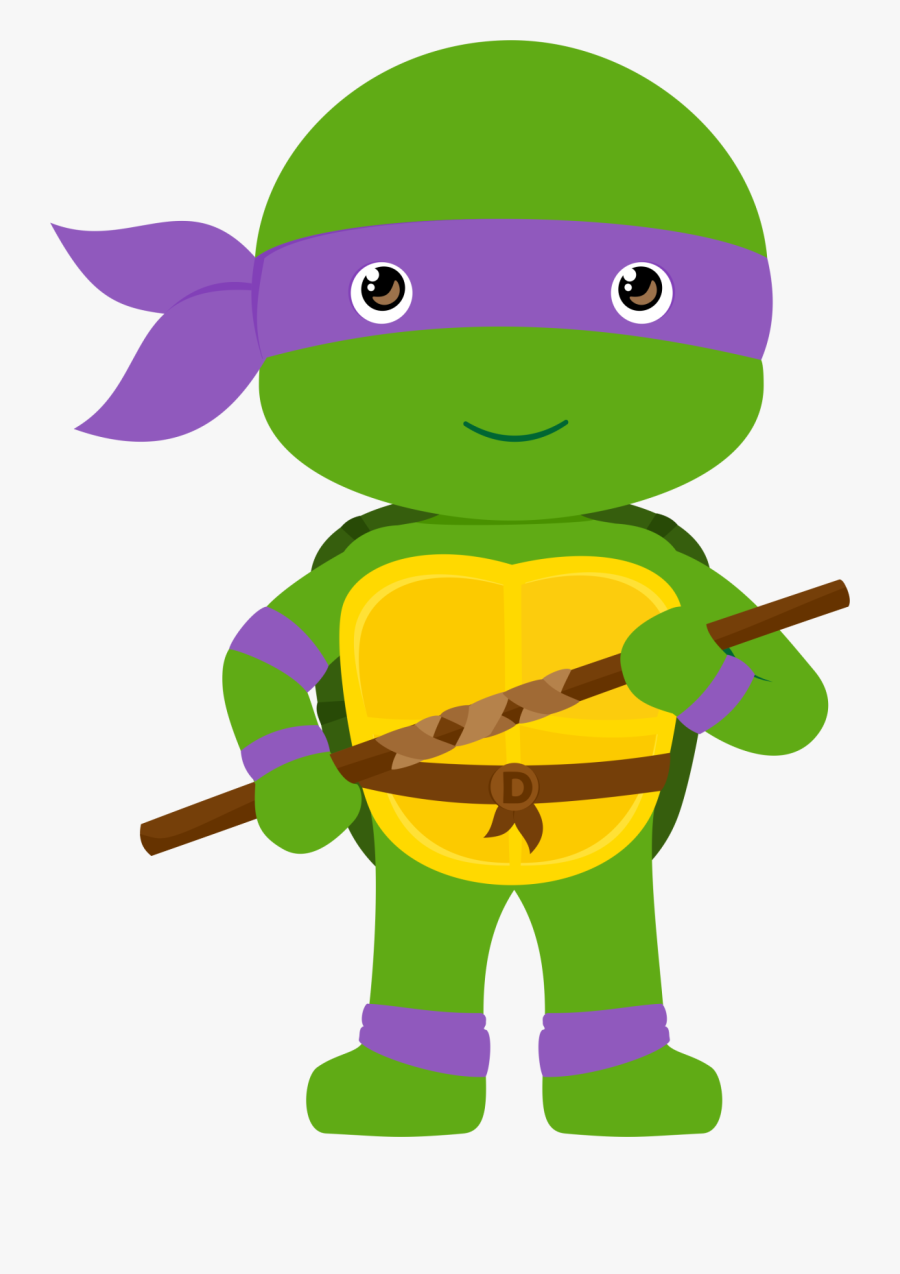 Compartiendo - - Tortugas Ninjas - - Ninja Turtles - Cute Ninja Turtle Clipart, Transparent Clipart
