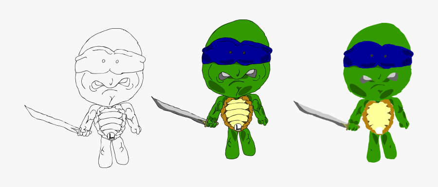 Ninja Turtles - Cartoon - Cartoon, Transparent Clipart