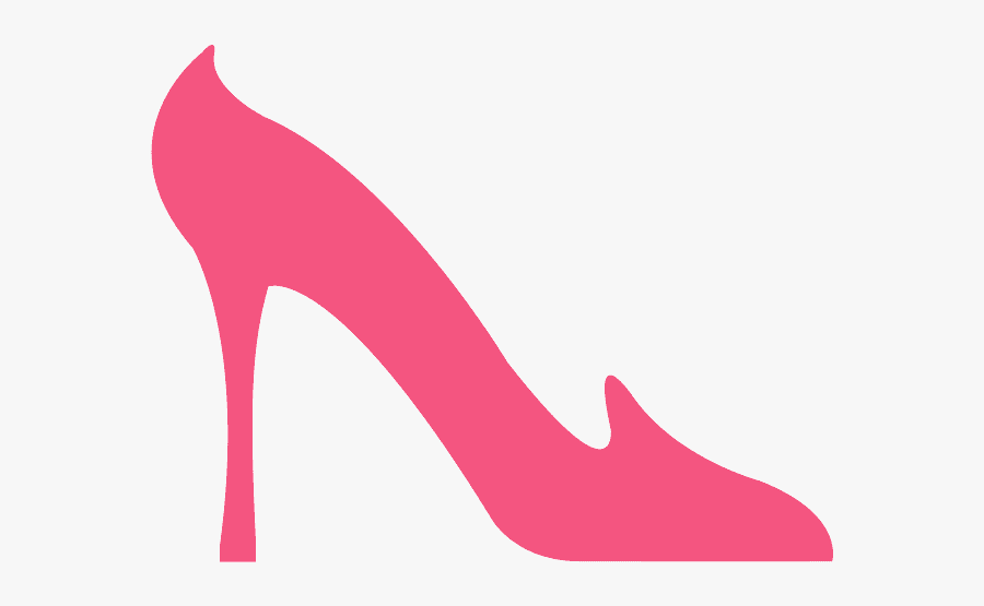 Shoe Silhouette Red, Transparent Clipart