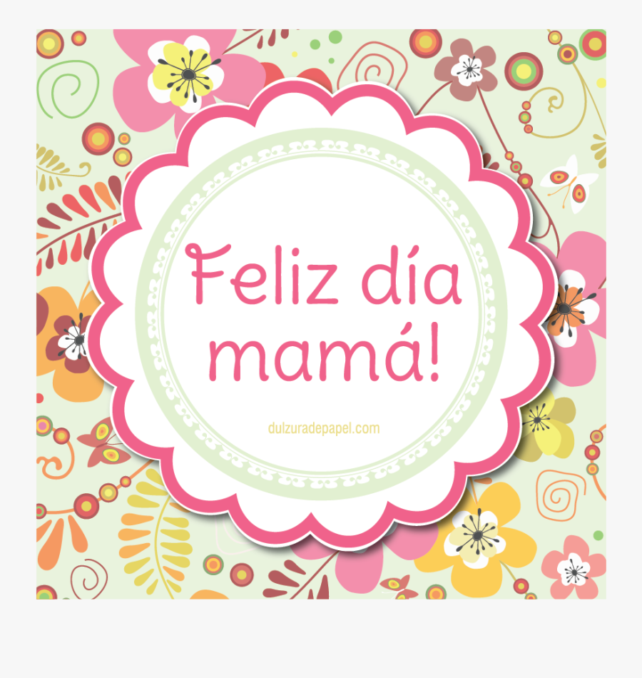 Dia De La Madre Png, Transparent Clipart