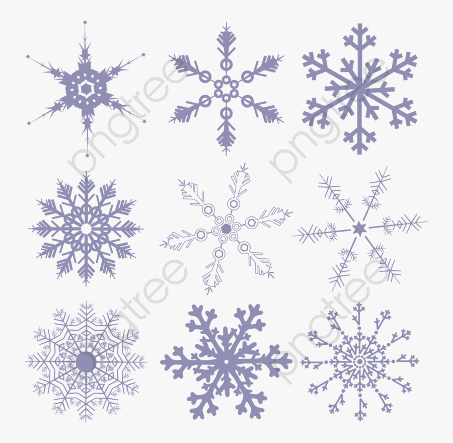 Copos De Nieve Clipart - Flores Dibujo Simple, Transparent Clipart