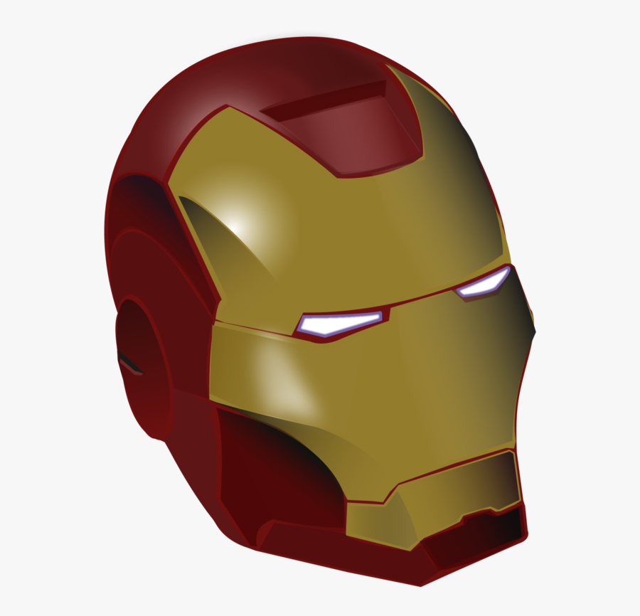 Iron Man Head Drawing - Iron Man Mask Png, Transparent Clipart