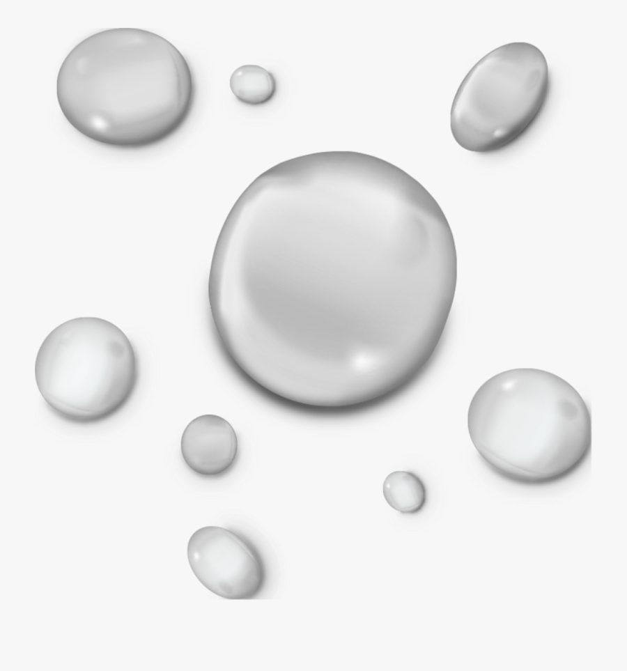 Water Droplet Clipart Realistic - Transparent Background Water Bubble Png, Transparent Clipart
