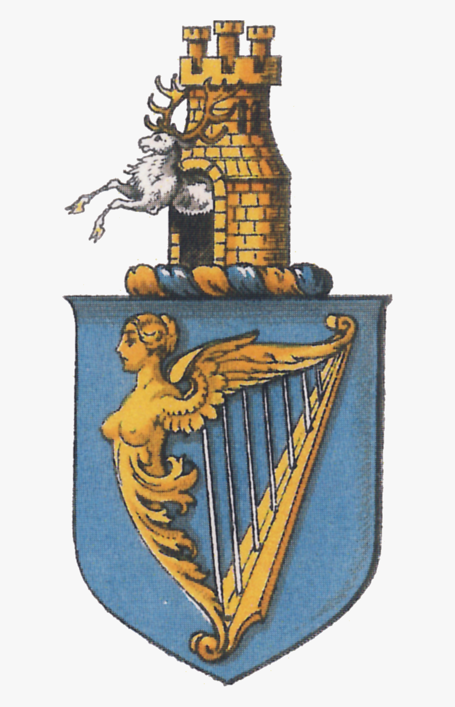 Harp Clipart Celtic Harp - Coat Of Arms Eire, Transparent Clipart