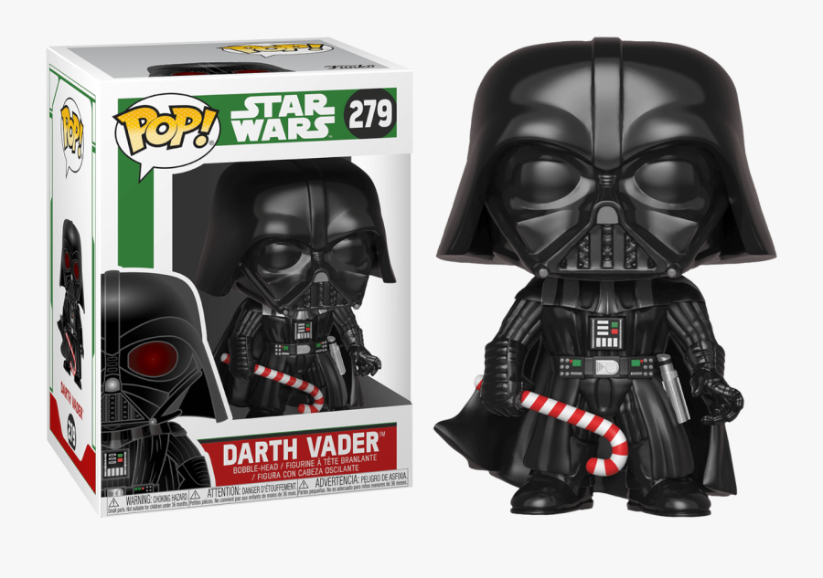 Darth Vader Christmas Holiday Pop Vinyl Figure , Transparent - Holiday Darth Vader Pop, Transparent Clipart