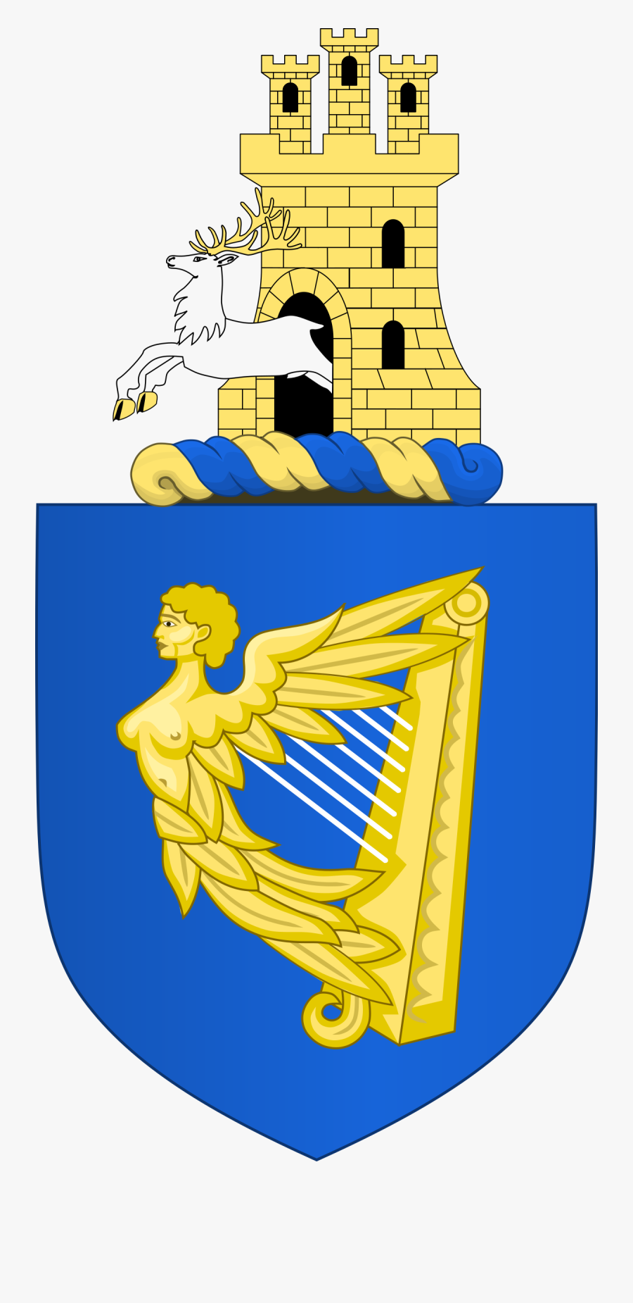 Kingdom Of Ireland Coat Of Arms, Transparent Clipart