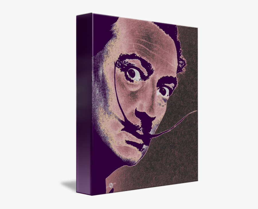 Clip Art Salvador Dali Melting Clocks - Salvador Dali Face Art, Transparent Clipart