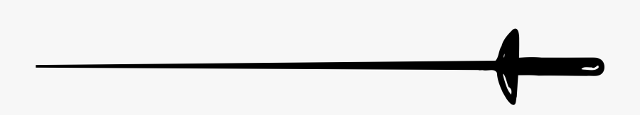 Clipart - Fencing Foil - Milwaukee Cable Bits, Transparent Clipart