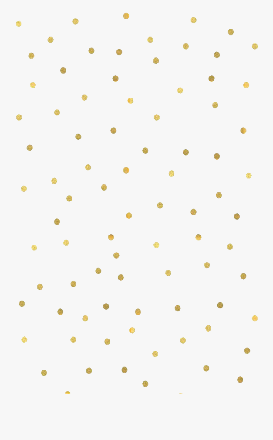 Gold Confetti Png Foil - Polka Dot, Transparent Clipart