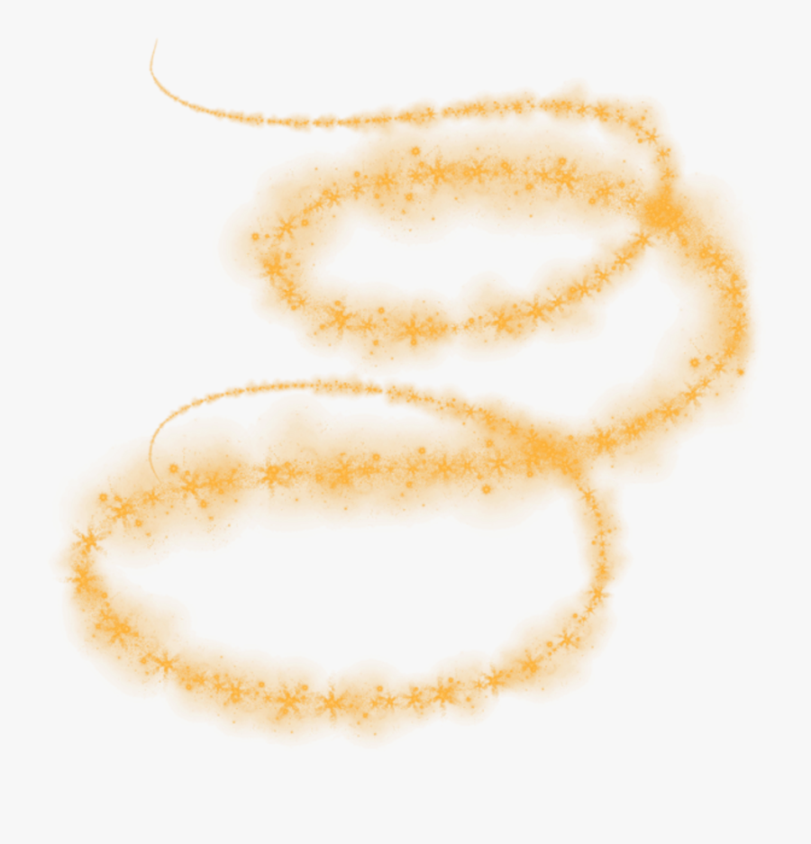 Ftestickers Lights Line Glow Effect Brush Abstract - Pixie Dust Transparent Background, Transparent Clipart