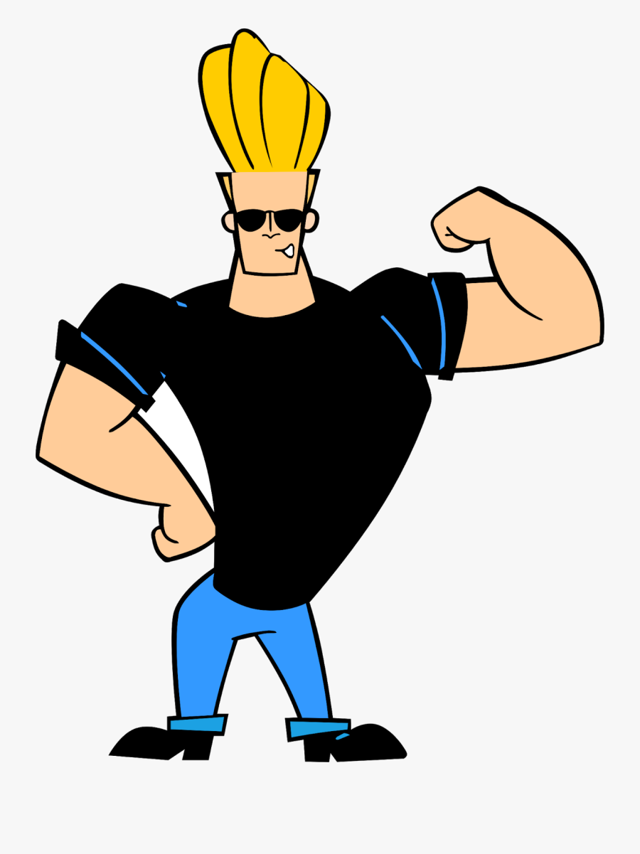 Johnny Cartoon Freepngpix Character - Johnny Bravo, Transparent Clipart