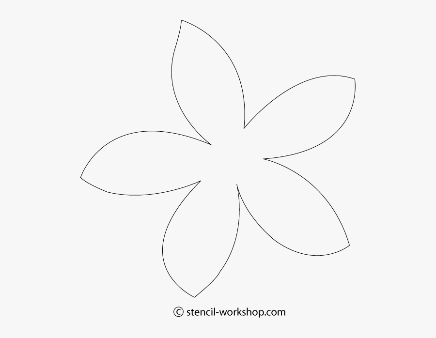 Drawing Hibiscus Frangipani - Plumeria Flower Cut Out, Transparent Clipart