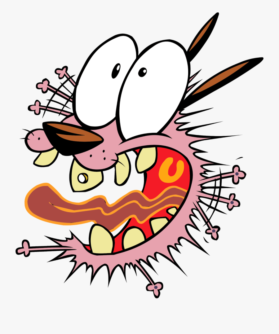 Courage The Cowardly Dog Scared, Transparent Clipart