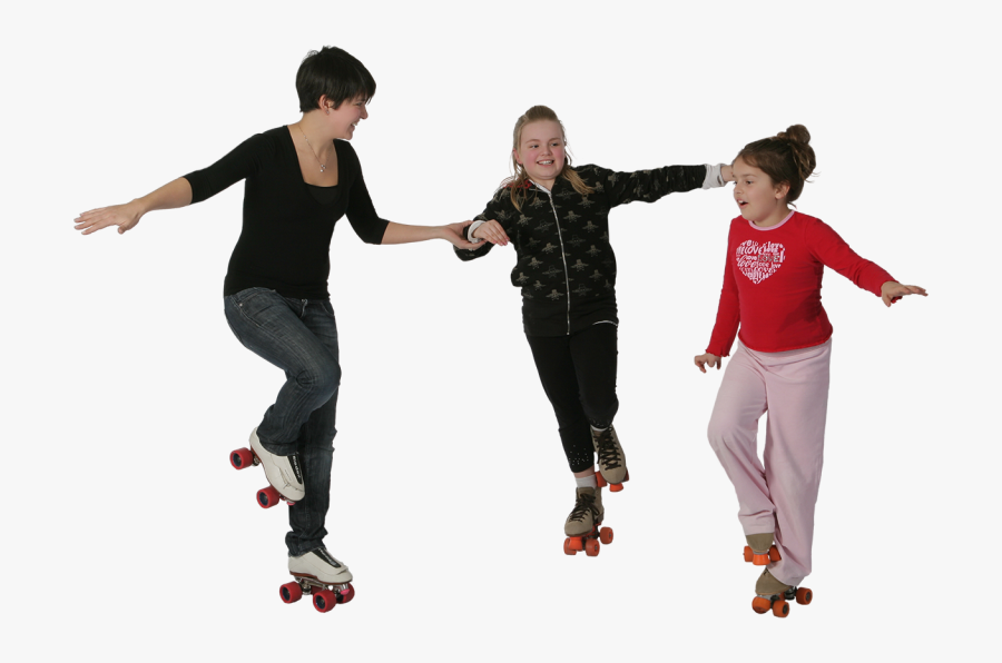 Person Roller Skaters Png, Transparent Clipart
