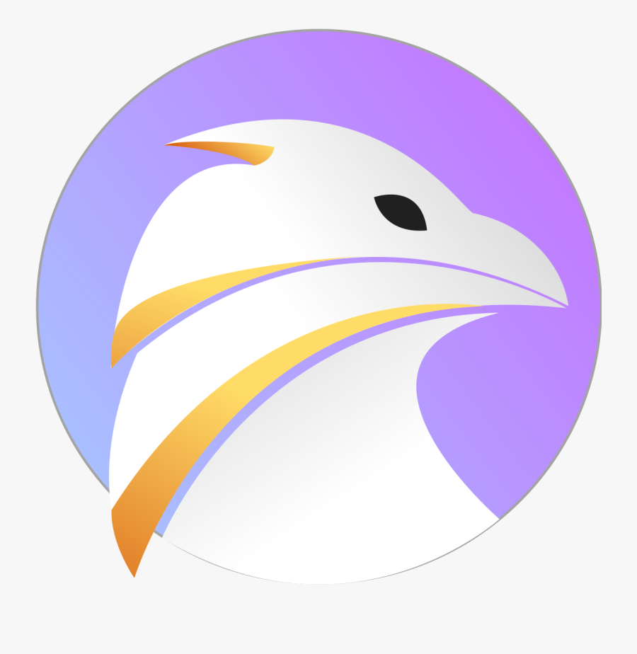 Falkon Es Un Navegador Web Diseñado Para Integrarse - Eagle, Transparent Clipart