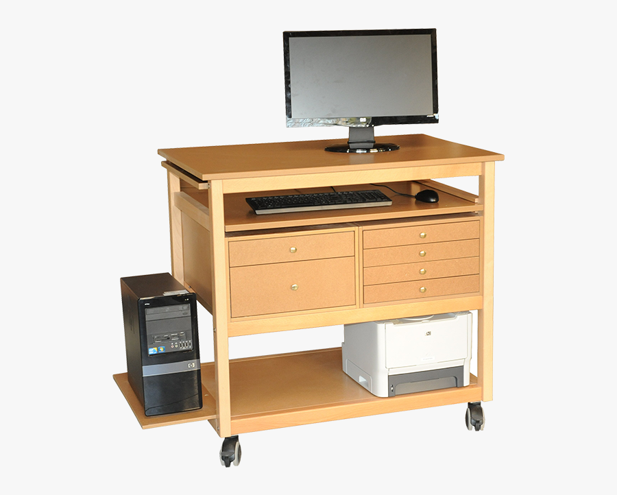 Escritorio Para Computadora Png, Transparent Clipart