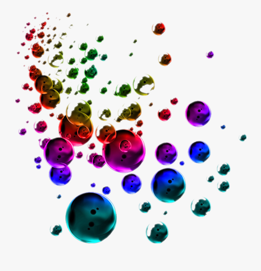 Bubbles Clipart Rainbow Vector - Circle, Transparent Clipart