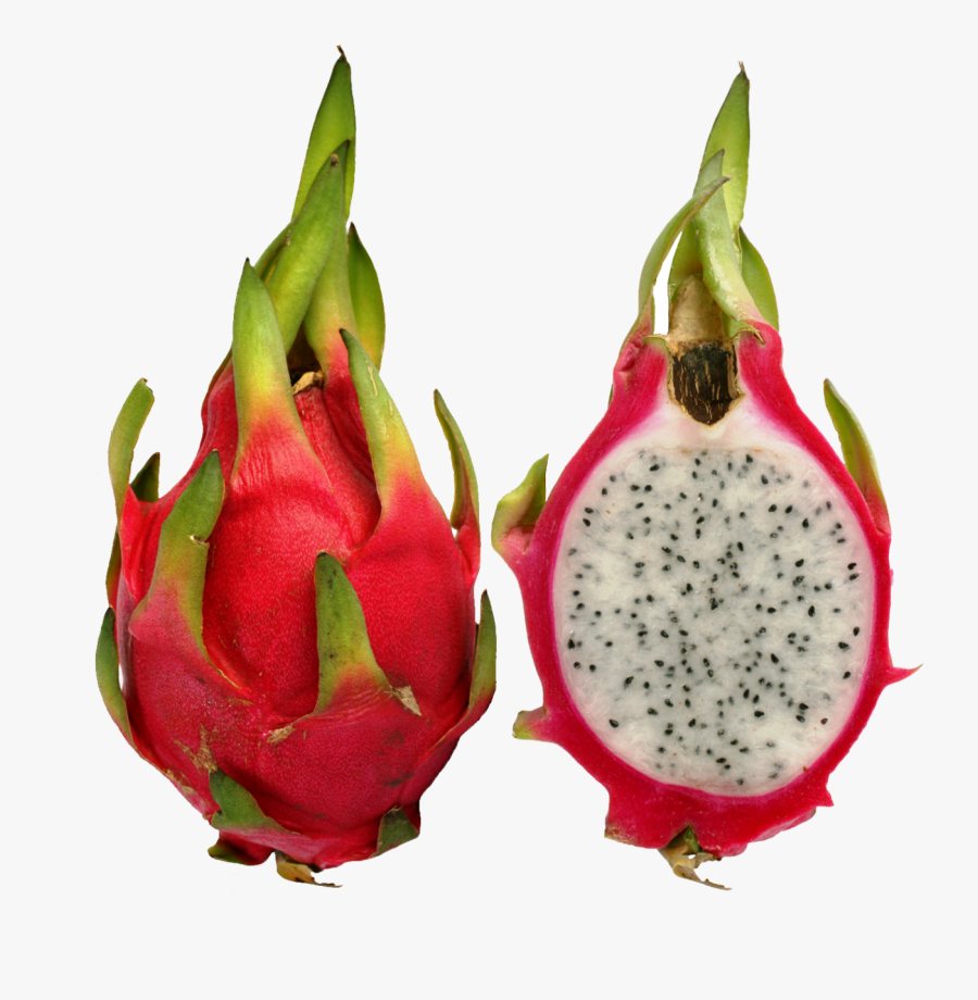 Clip Art Jugo De Hylocereus Undatus - Dragon Fruit In Half, Transparent Clipart