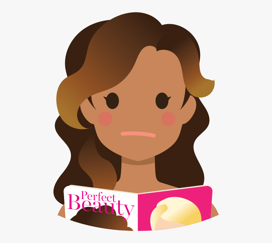 A Young Person Looking Angry - Cartoon, Transparent Clipart