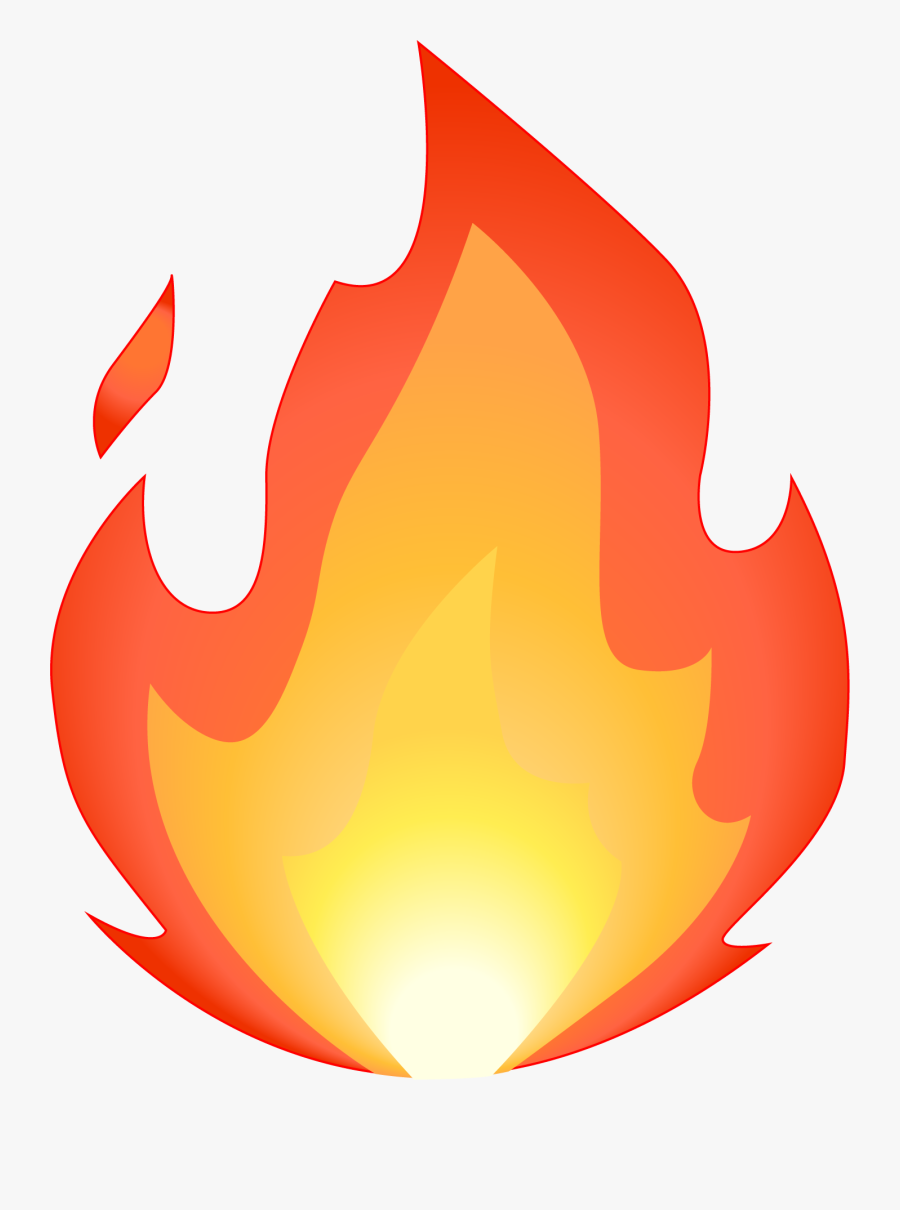 Streak - Apple Fire Emoji Png, Transparent Clipart
