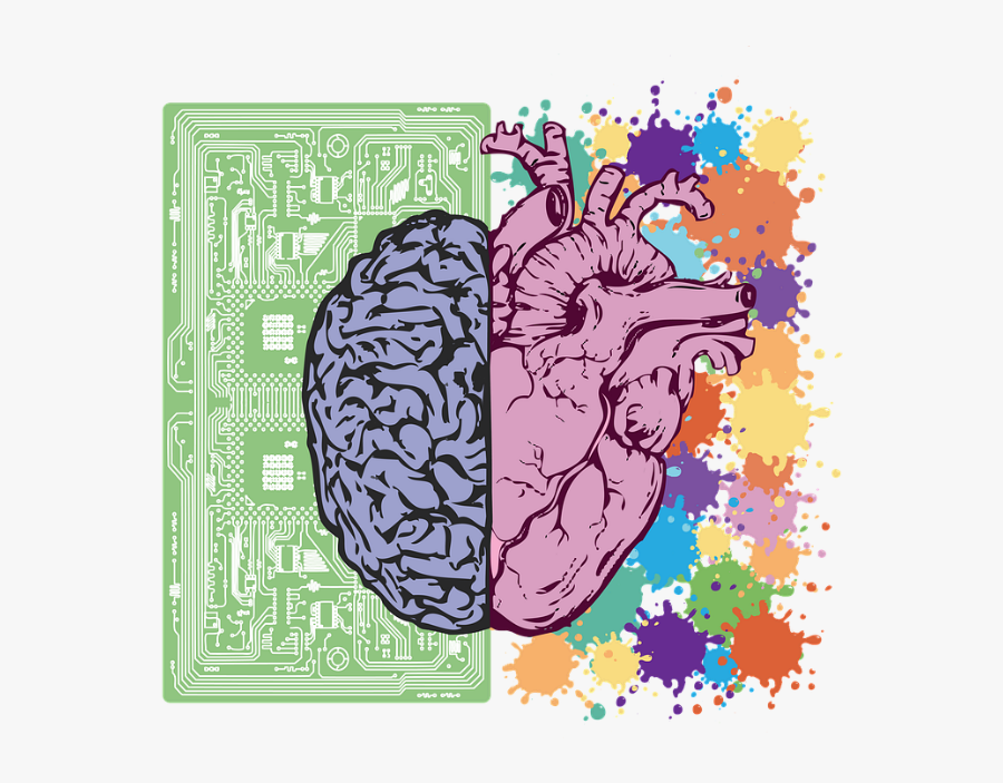Intelligent Clipart Emotional Quotient - Right And Left Brain Png, Transparent Clipart