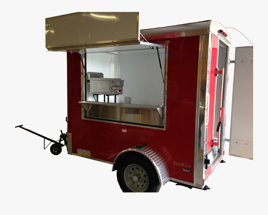 Clip Art Hot Dog Trailer - Bens Carts Stand King, Transparent Clipart