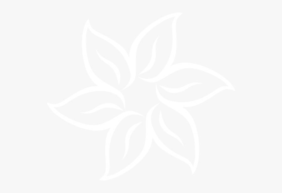 White Flower Swirl Png, Transparent Clipart