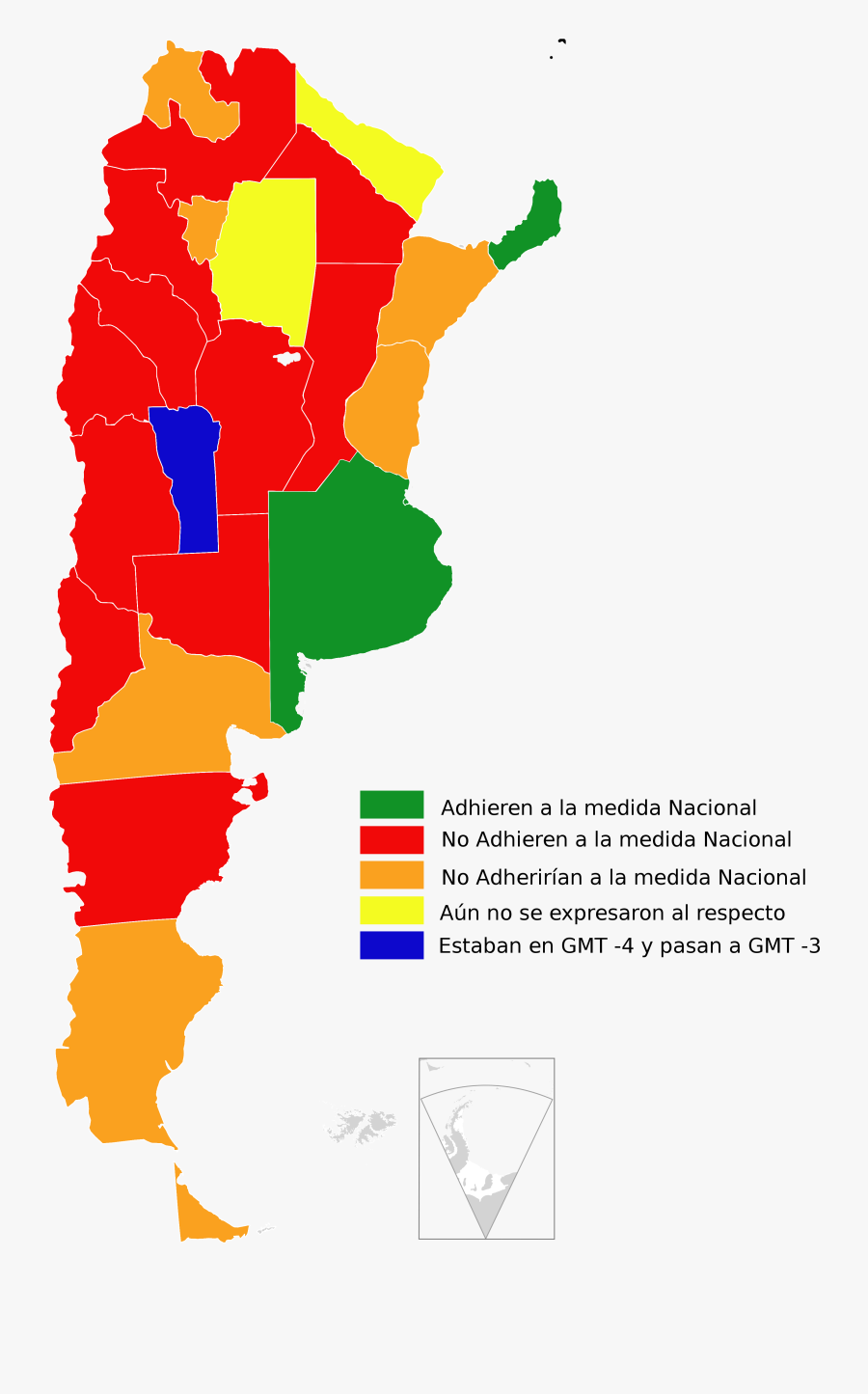 Argentina Map Husos - Argentina Map, Transparent Clipart