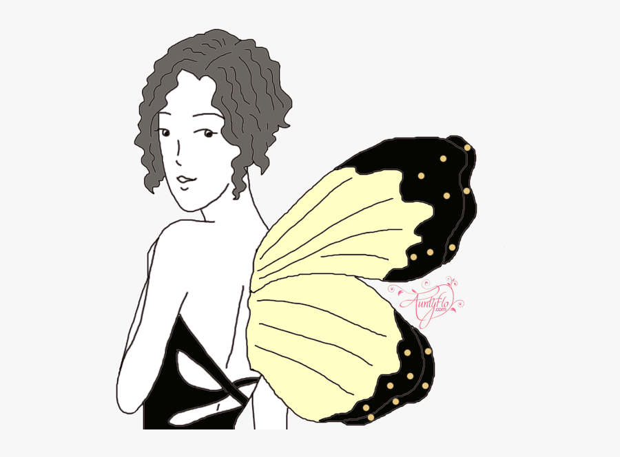 Yellow Butterfly Meaning - Illustration, Transparent Clipart