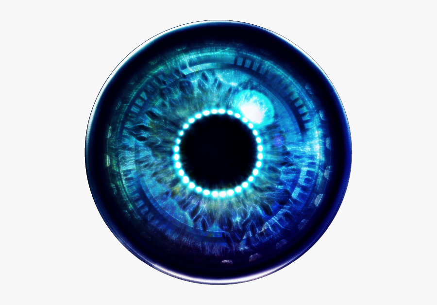 Eye Sticker By Official - Robot Eye Png, Transparent Clipart