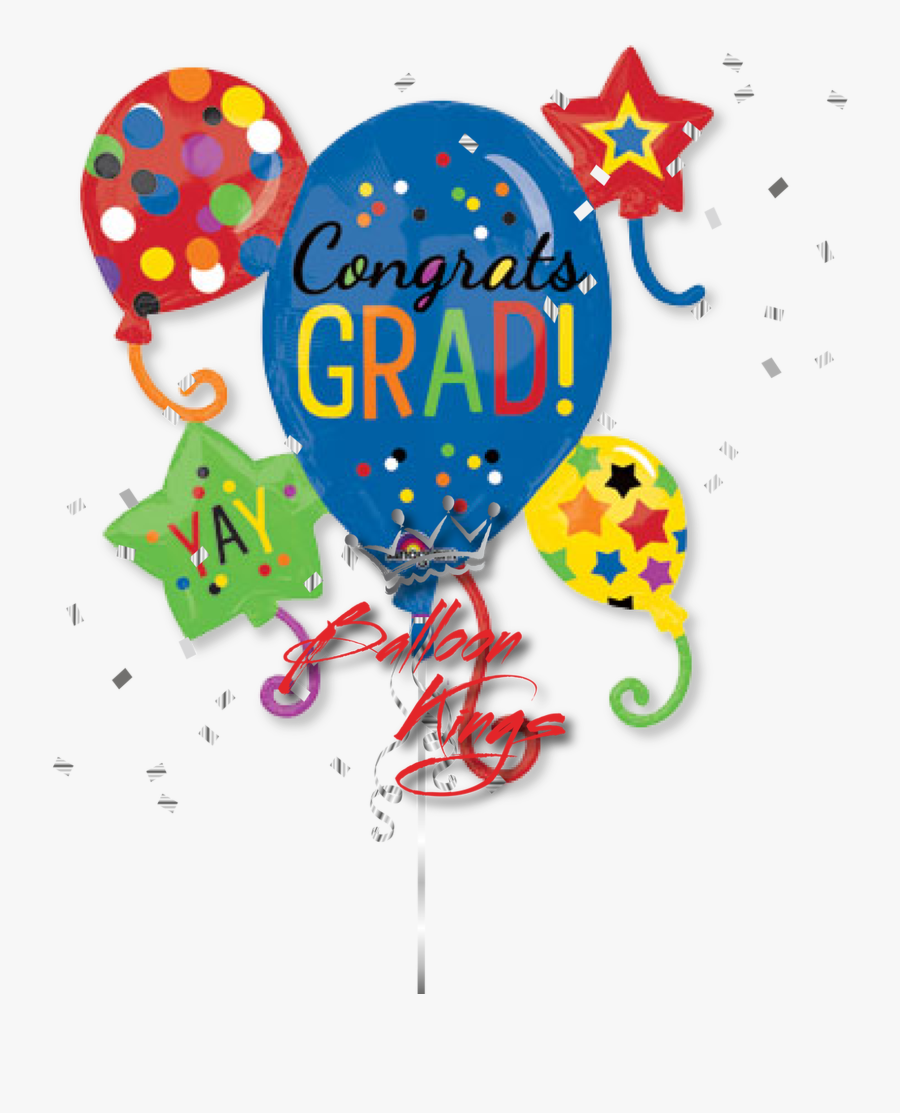 Graduation Balloon Cluster - Balloon, Transparent Clipart