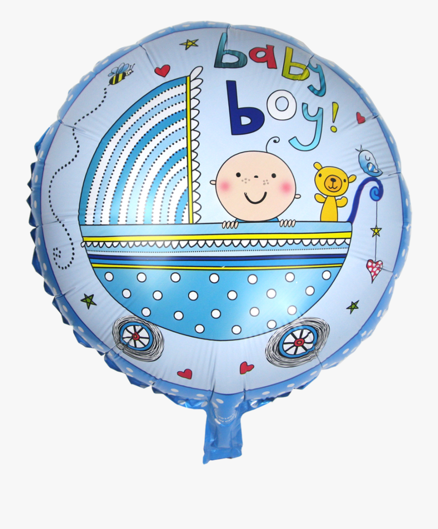 X1https - //cdn2 - Bigcommerce - Inch Round Baby Boy - Balloon, Transparent Clipart