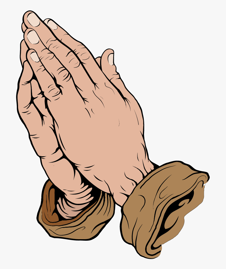 Transparent Bronchitis Clipart - Praying Hands Vector Art, Transparent Clipart