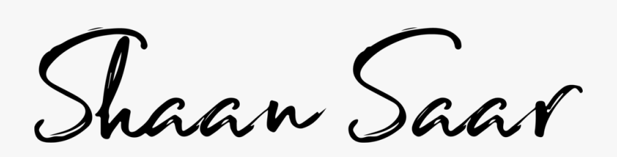 Shaan Saar Logo Black, Transparent Clipart