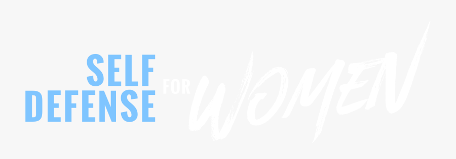 Self Defense For Women - Calligraphy, Transparent Clipart